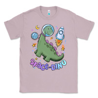 Lilac space dino Classic Tee - MaliasSmallBusiness