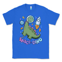 True Royal space dino Classic Tee - MaliasSmallBusiness