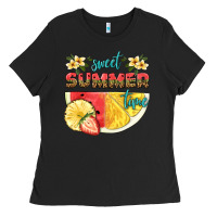 Black sweet summer time Ladies Tee - HRA Design Shop