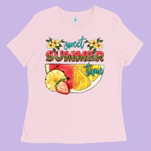Sweet Summer Time Ladies Tee Designed By Hra Design Shop