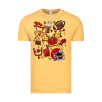 Vintage Mustard i'm a hot mess, always stressed,and proudly a foot Vintage Tee - MaliasSmallBusiness