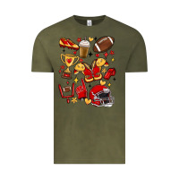 Vintage Olive i'm a hot mess, always stressed,and proudly a foot Vintage Tee - MaliasSmallBusiness