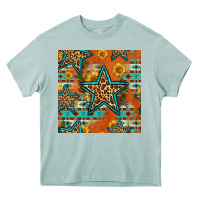 Western Stars Seamless Pattern Heavy Core Tee | Teevron