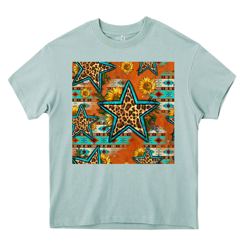 Western Stars Seamless Pattern Heavy Core Tee by HRA Design Shop | Teevron