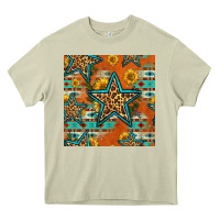 Mossy western stars seamless pattern Heavy Core Tee - HRA Design Shop