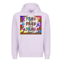 Lilac pray on it pray over it pray through it Premium Hoodie - TumblerDesignByShophia