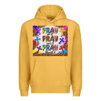 Mustard pray on it pray over it pray through it Premium Hoodie - TumblerDesignByShophia