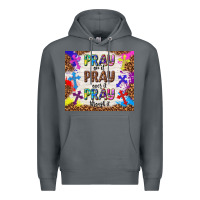 Rock pray on it pray over it pray through it Premium Hoodie - TumblerDesignByShophia