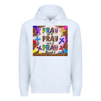White pray on it pray over it pray through it Premium Hoodie - TumblerDesignByShophia