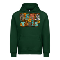 Forest Green Western Mama Vibes Mother's Day Urban Hoodie - FaDigitalArtStudio