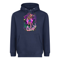 Navy Space cowgirl Heavyweight Hoodie - HowdyJamesFarm