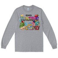 Heather Grey teaching is my cardio Long Sleeve Tee - NancyCooperArtShop
