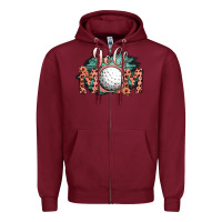 Burgundy Golf Mom Zipper Hoodie - Bettercallsaul