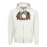 Oatmeal Heather Golf Mom Zipper Hoodie - Bettercallsaul