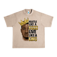 French Oak hustle like a boss live like a king malia Urban Heavy Tee - MaliasSmallBusiness