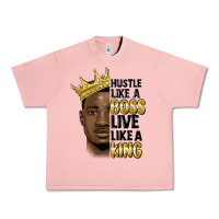 Salmon hustle like a boss live like a king malia Urban Heavy Tee - MaliasSmallBusiness