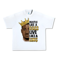 White hustle like a boss live like a king malia Urban Heavy Tee - MaliasSmallBusiness