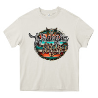 Cream wranglinn mama Heavy Core Tee - RacoonDesign