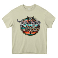 Mossy wranglinn mama Heavy Core Tee - RacoonDesign
