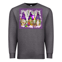 Charcoal Heather Mardi Gras carnival with gnomies tumbler Premium Sweatshirt - HowdyJamesFarm