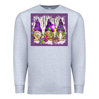 Heather Grey Mardi Gras carnival with gnomies tumbler Premium Sweatshirt - HowdyJamesFarm