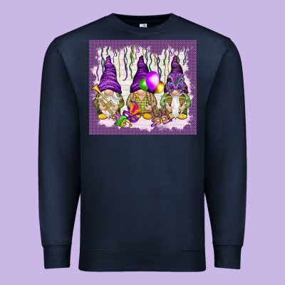 Mardi Gras Carnival With Gnomies Tumbler Premium Sweatshirt Designed By Howdyjamesfarm