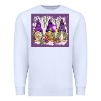 White Mardi Gras carnival with gnomies tumbler Premium Sweatshirt - HowdyJamesFarm