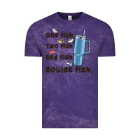 Cloud Purple one fish two fish red fish boujee fish Vintage Tee - MaliasSmallBusiness