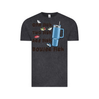 Vintage Black one fish two fish red fish boujee fish Vintage Tee - MaliasSmallBusiness