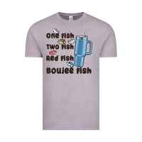 Vintage Zinc one fish two fish red fish boujee fish Vintage Tee - MaliasSmallBusiness