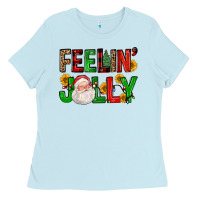Baby Blue feelin' jolly Ladies Tee - FaDigitalArtStudio