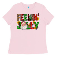 Bubblegum Pink feelin' jolly Ladies Tee - FaDigitalArtStudio