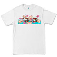 White love and love letters Premium Tee - AdoDesignShop