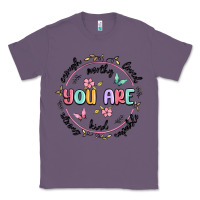 Lavender you are enough Classic Tee - MaliasSmallBusiness