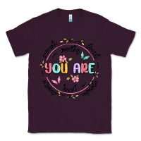 Plum you are enough Classic Tee - MaliasSmallBusiness