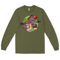 Army Green teacher crew Long Sleeve Tee - NancyCooperArtShop