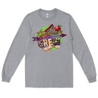 Heather Grey teacher crew Long Sleeve Tee - NancyCooperArtShop