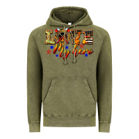 Vintage Olive Love My Hero Firefighter Vintage Hoodie - LillyAllenDesigns