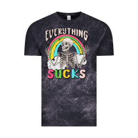 Cloud Black everything sucks Vintage Tee - MaliasSmallBusiness