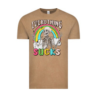 Vintage Coffee everything sucks Vintage Tee - MaliasSmallBusiness
