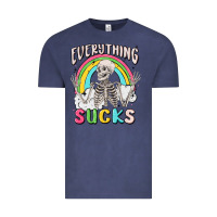 Vintage Denim everything sucks Vintage Tee - MaliasSmallBusiness