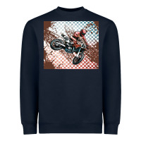 Navy born to ride dirty bikes Heavyweight Sweatshirt - MaliasSmallBusiness