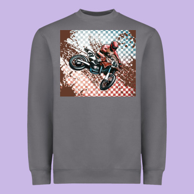 Born To Ride Dirty Bikes Heavyweight Sweatshirt Designed By Maliassmallbusiness