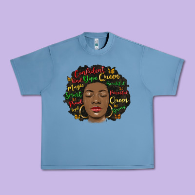 Afro Diva Urban Heavy Tee Designed By Maliassmallbusiness