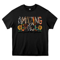 Black amazing grace how sweet the sound Heavy Core Tee - RacoonDesign