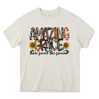 Cream amazing grace how sweet the sound Heavy Core Tee - RacoonDesign
