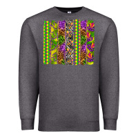 Charcoal Heather Mardi Gras brushstroke Premium Sweatshirt - HowdyJamesFarm