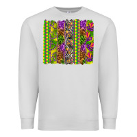 Dove Grey Mardi Gras brushstroke Premium Sweatshirt - HowdyJamesFarm