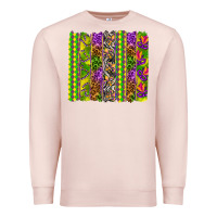 Pale Pink Mardi Gras brushstroke Premium Sweatshirt - HowdyJamesFarm