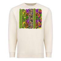 Sandshell Mardi Gras brushstroke Premium Sweatshirt - HowdyJamesFarm